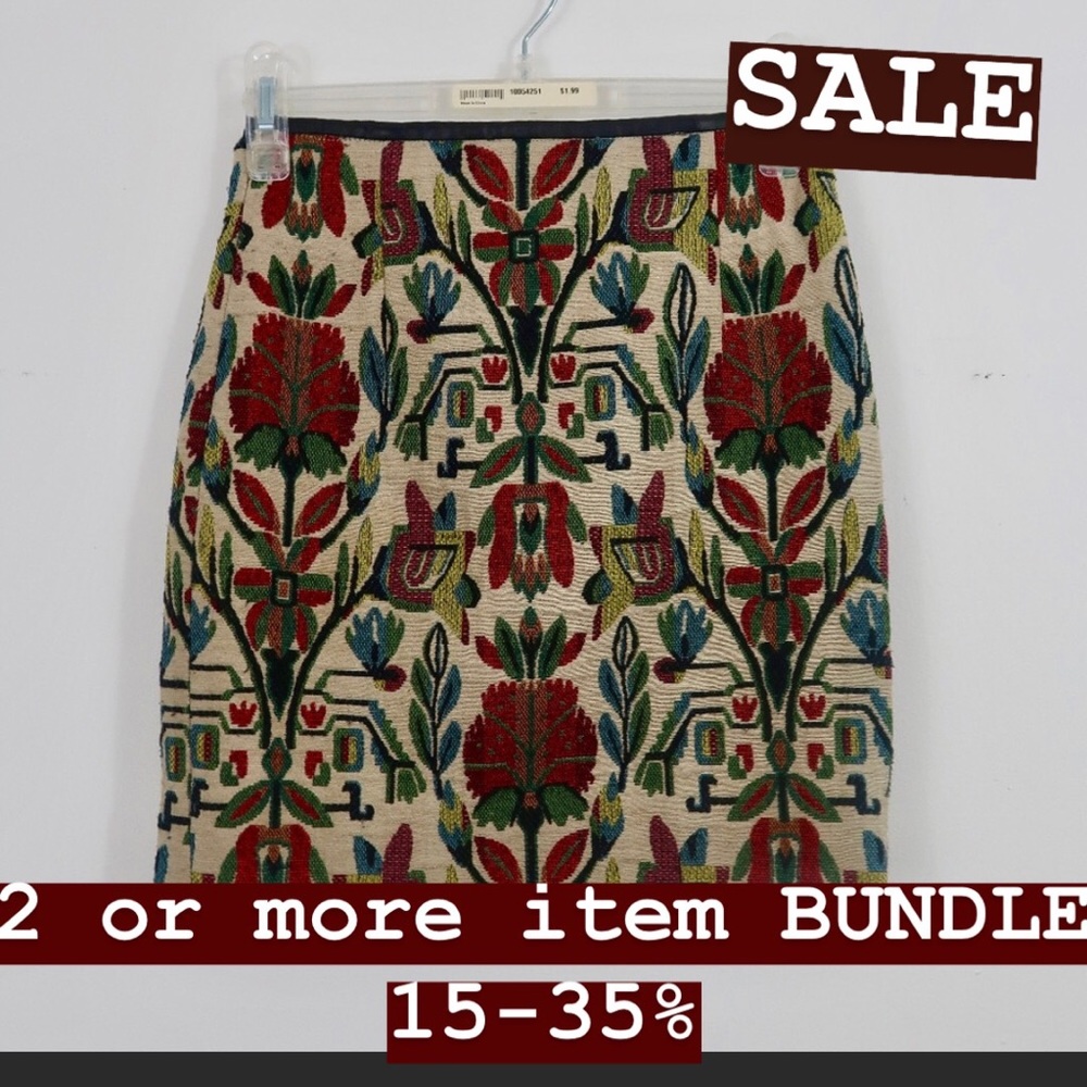 Zara boho mini skirt